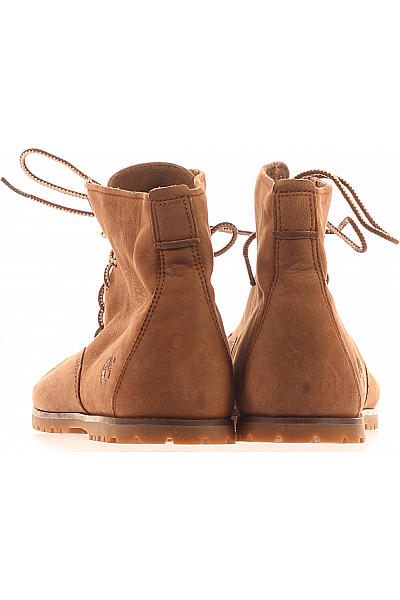 Hnědé Kožené Dámské Kotníkové Boty Timberland Vel.  39