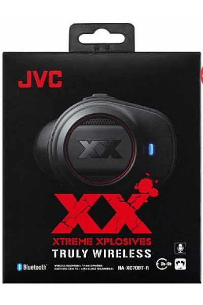 JVC HA-XC70BT Xtreme Xplosives bezdrátová sluchátka do uší dokonalé basy