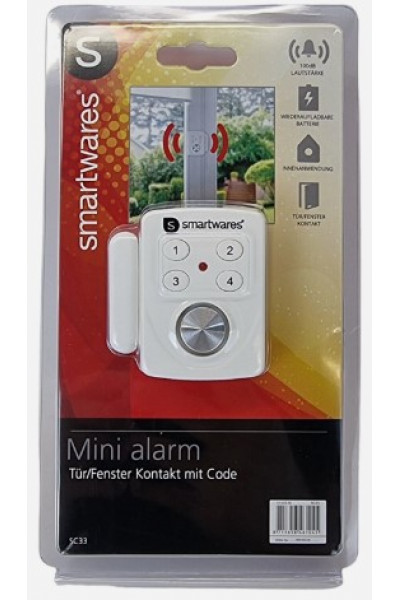 Smartwares Mini Alarm Dveřní/okenní Kontakt S Kódem 