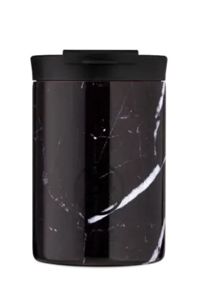 Cestovní sklenice Černý mramor 350 ml