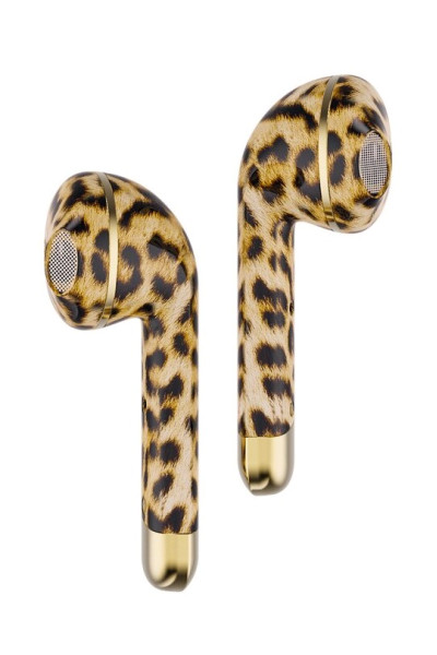Happy Plugs Air 1 zcela bezdrátová sluchátka do uší (leopardí)