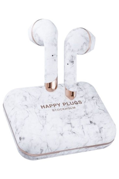 Happy Plugs Air 1 Plus Earbud, Bílá/šedá