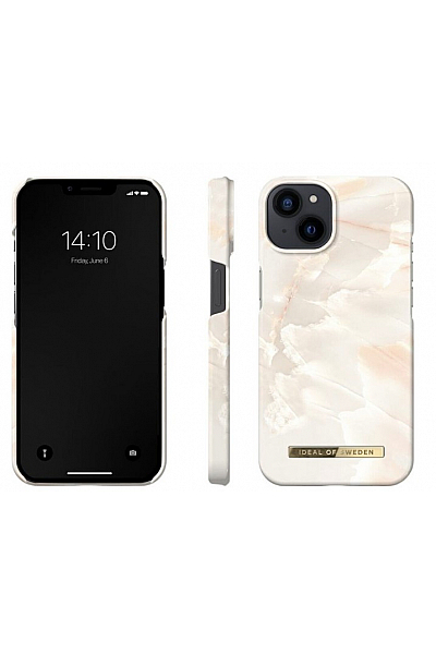 iDeal Of Sweden Rose Pearl Marble mramorový kryt pro iPhone 12/12pro- světle růžovýf