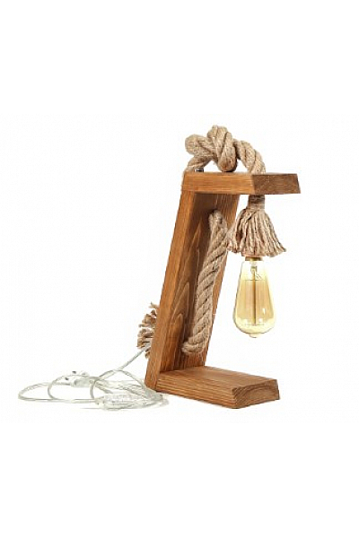 ASIR Stolní Lampa KN13 Hnědá Zlatá
