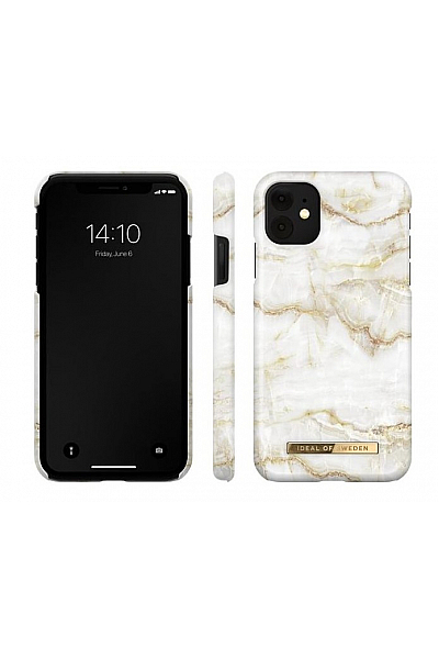 iDeal of Sweden Golden Pearl Marble kryt pro iPhone 2020 6.1