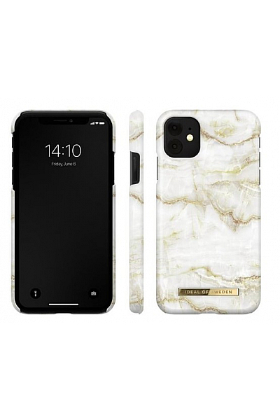  iDeal Of Sweden pro iPhone 13 pro zlatý perleťový mramor