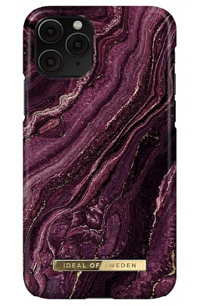 Módní Kryt IDEAL OF SWEDEN Pro IPhone 11 Pro/XS/X Zlatá švestka