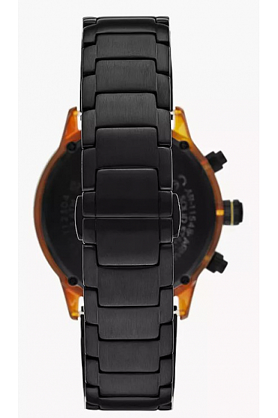 Pánské hodinky Emporio Armani s quartzovým/chronografickým strojkem, velikost pouzdra 43 mm a řemínkem z nerezové oceli AR11548