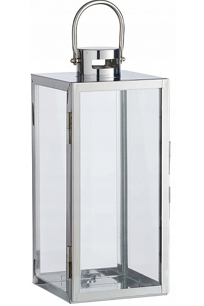 Sada stříbrných lampiček Glamour 49 38 cm Nerezová ocel