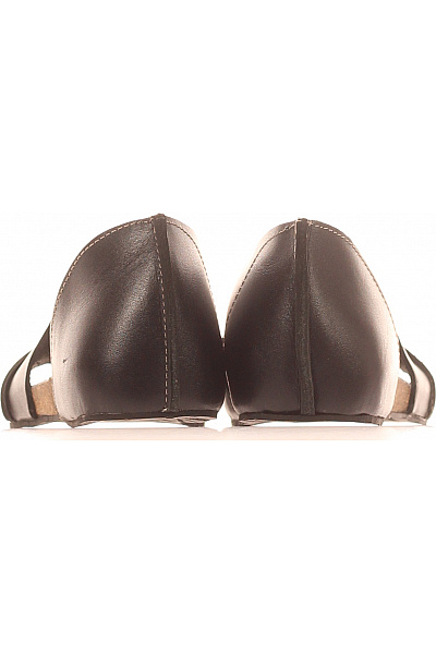 Dámské Sandály Kožené Černé Comfortfusse