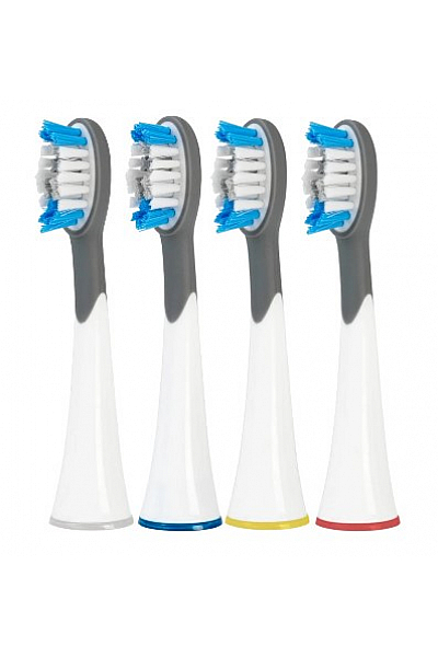 Silk'n Náhradní Hlavy Pro Zubní Kartáček Sonic Smile (4 Kusy, 4 Barvy Kroužků)