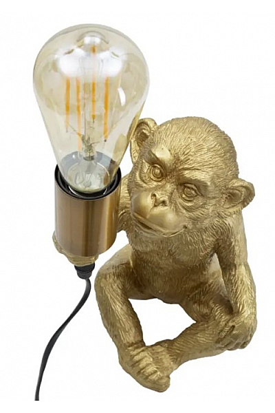 Stolní lampa opice cm 17x14,5x25