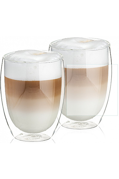 Termo sklenice na latté Hot&Cool 350 ml, 2 ks