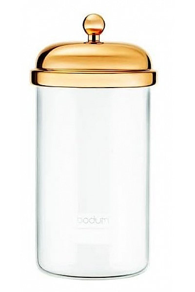 Bodum 11654-17S Klasická Sklenice S Kovovým Víčkem 1,0 L