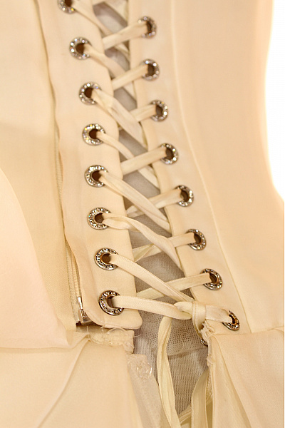 Šaty Hedvábné Béžové | Unimoda | obrázek 5