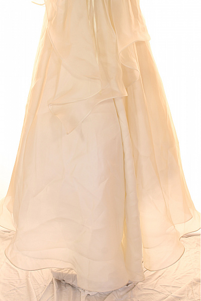 Šaty Hedvábné Béžové | Unimoda | obrázek 2