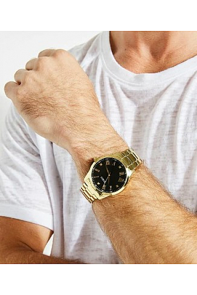 Guess • U1194G3 • Analogové diamantové hodinky ve zlaté barvě | Guess | obrázek 2