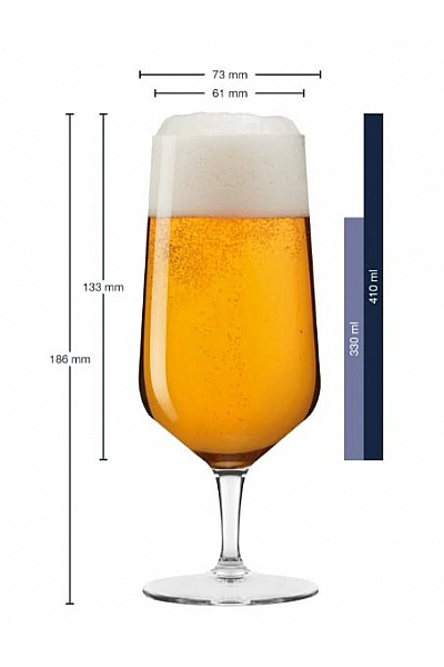 Pivní sklenice Leonardo Puccini - 410 ml 4ks