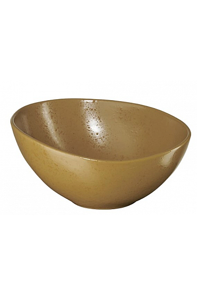 Kameninová miska 16x18,5 cm CUBBA OCRA ASA Selection - okrová