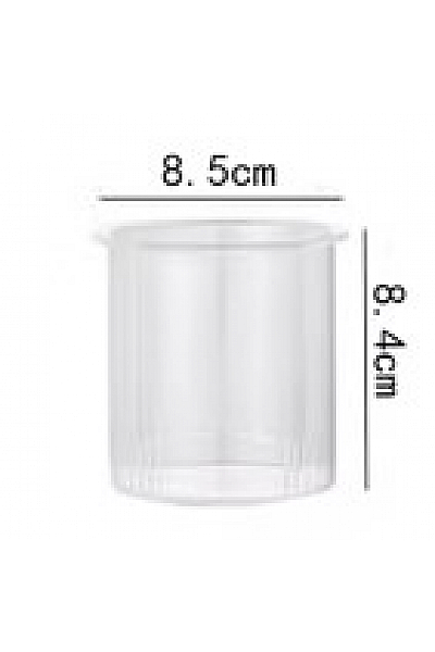 sada 6 šálků na čaj s luhovací nádobkou