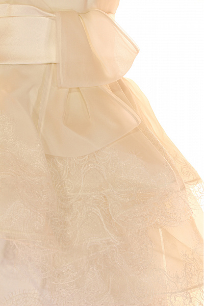 Šaty Hedvábné Bílé Second hand Vel. 42 | Unimoda | obrázek 8