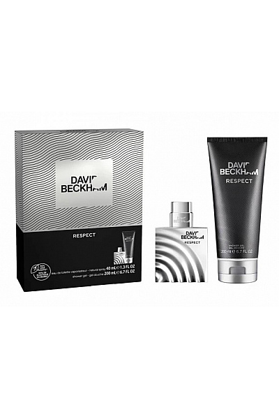 DAVID BECHAM RESPECT Toaletní Voda 40ml & Sprchový Gel 200ml