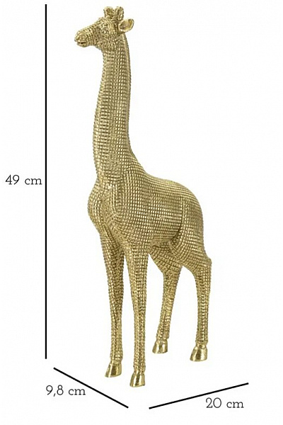 zlatá figurka žirafy | Unimoda | obrázek 3