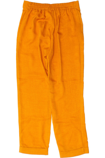 Oranžové Dámské Rovné Kalhoty ICIAR & CANDELA Vel. 40