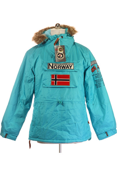 Modrá Zimní Dámská Bunda Geographical Norway Vel. XXL