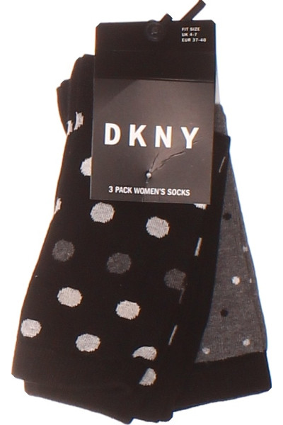 Černé  Ponožky Donna Karan Vel.  37-40 Outlet
