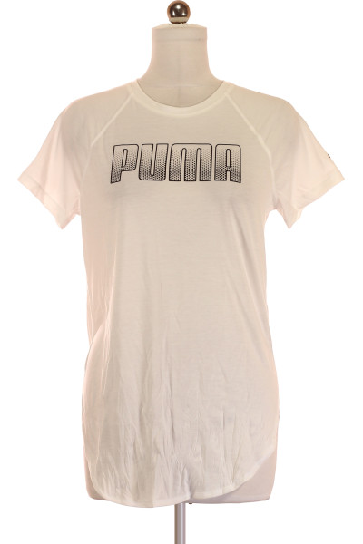 Bílé Sportovní Dámské Tričko Puma Vel.  M Outlet