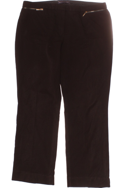 Černé Společenské Dámské Kalhoty Marks & Spencer Vel.  42