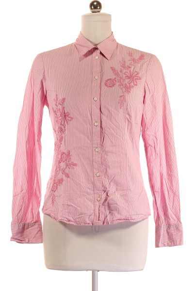 Růžová Vzorovaná Košile S Dlouhým Rukávem Mexx Vel. 36