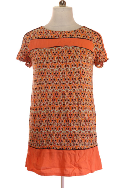 Barevné Letní šaty S Krátkým Rukávem Marks & Spencer Vel.  46