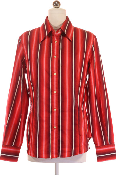 Červená Vzorovaná Dámská Košile Etro Second Hand Vel. 50