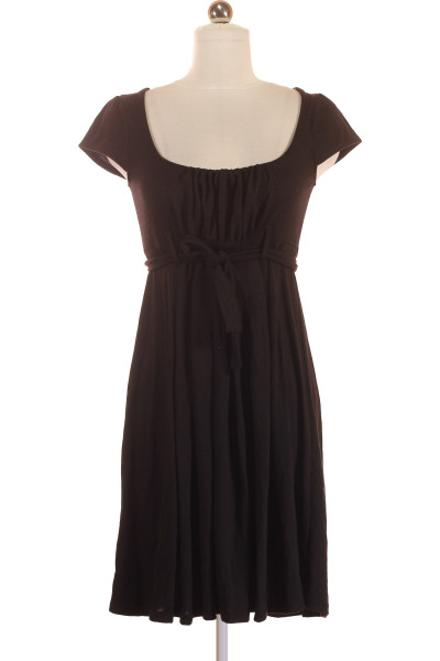 Černé Letní šaty S Krátkým Rukávem GEORGE. Vel. 36