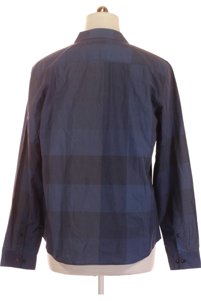 Vzorovaná Pánská Košile s Dlouhým Rukávem Calvin Klein Second hand Vel. XXL