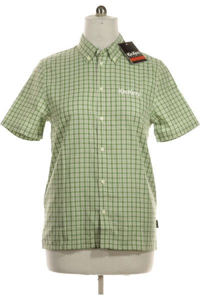 Zelená Vzorovaná Pánská Košile Kickers Outlet Vel. S