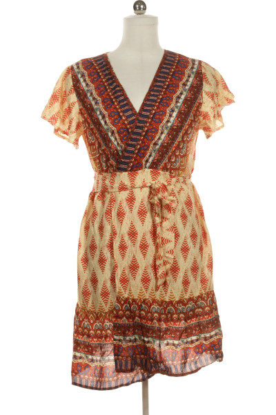 Barevné Letní šaty S Krátkým Rukávem Outlet
