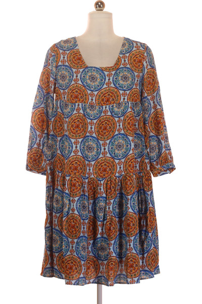 Barevné Letní šaty S Krátkým Rukávem RICH&ROYAL Vel. 34