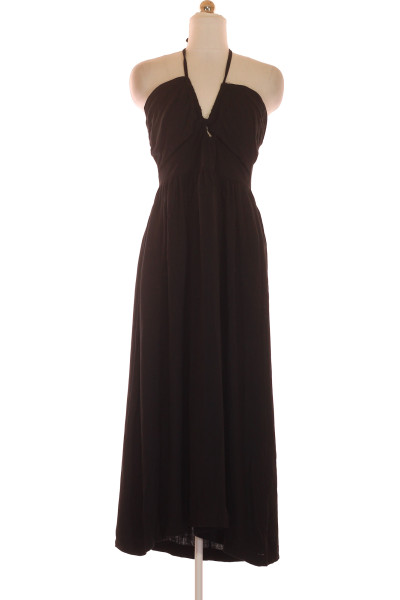 Černé Letní šaty S Krátkým Rukávem Warehouse Vel.  40