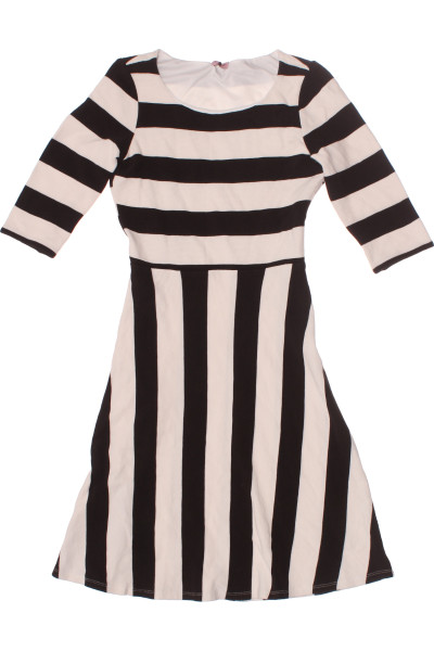 Černobílé Letní šaty S Krátkým Rukávem Phase Eight