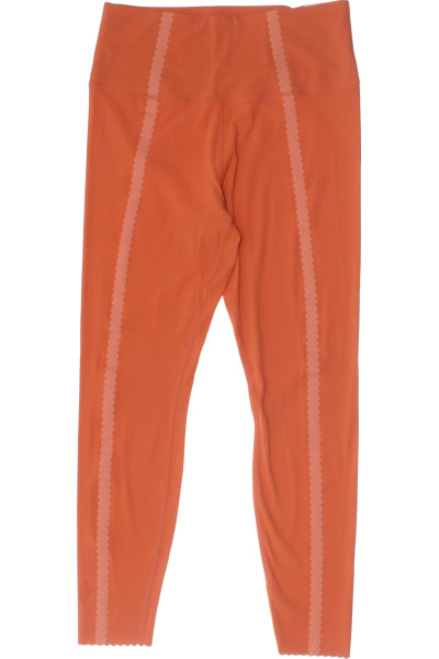 Oranžové Sportovní Dámské Kalhoty Nike Outlet Vel.  L