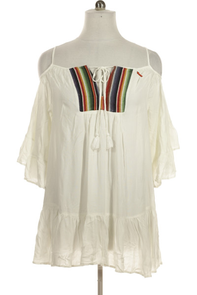 Bílé Letní šaty S Krátkým Rukávem Missguided Vel.  34