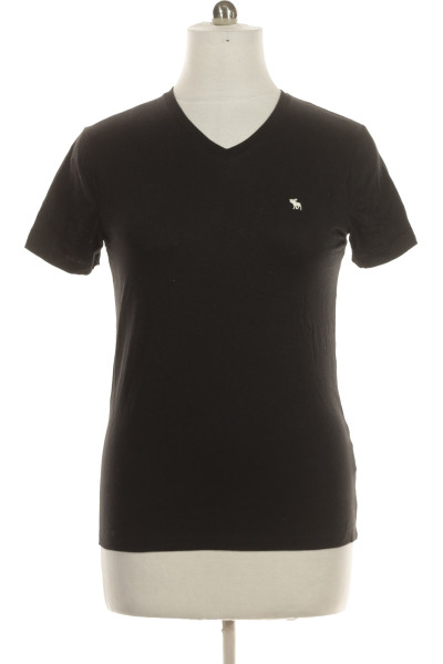 Černé Jednoduché Pánské Tričko S Krátkým Rukávem Vel.  M