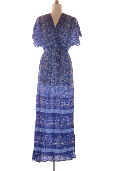 Modré Letní šaty S Krátkým Rukávem WOMEN`SECRET Vel.  S