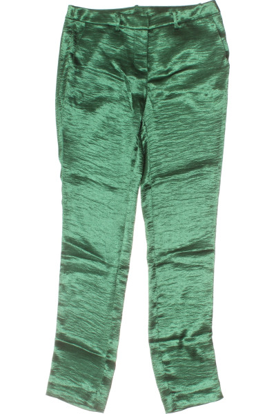 Zelené Společenské Dámské Kalhoty Outlet Vel. S