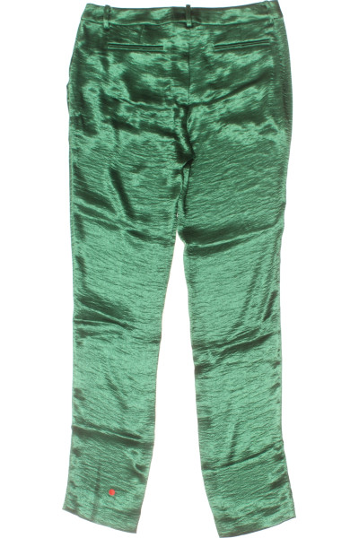 Zelené Společenské Dámské Kalhoty Outlet Vel. S