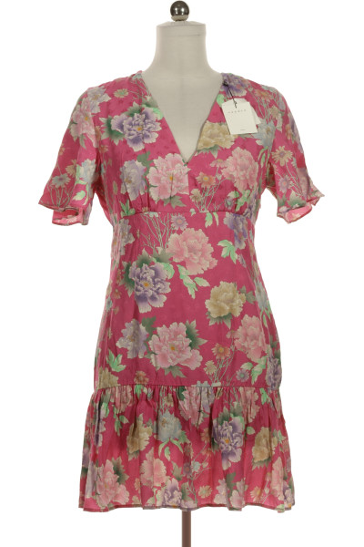Barevné Letní šaty S Krátkým Rukávem Sandro Outlet