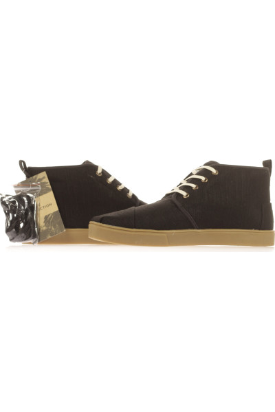 Černé Pánské Tenisky TOMS Outlet Vel. 44
